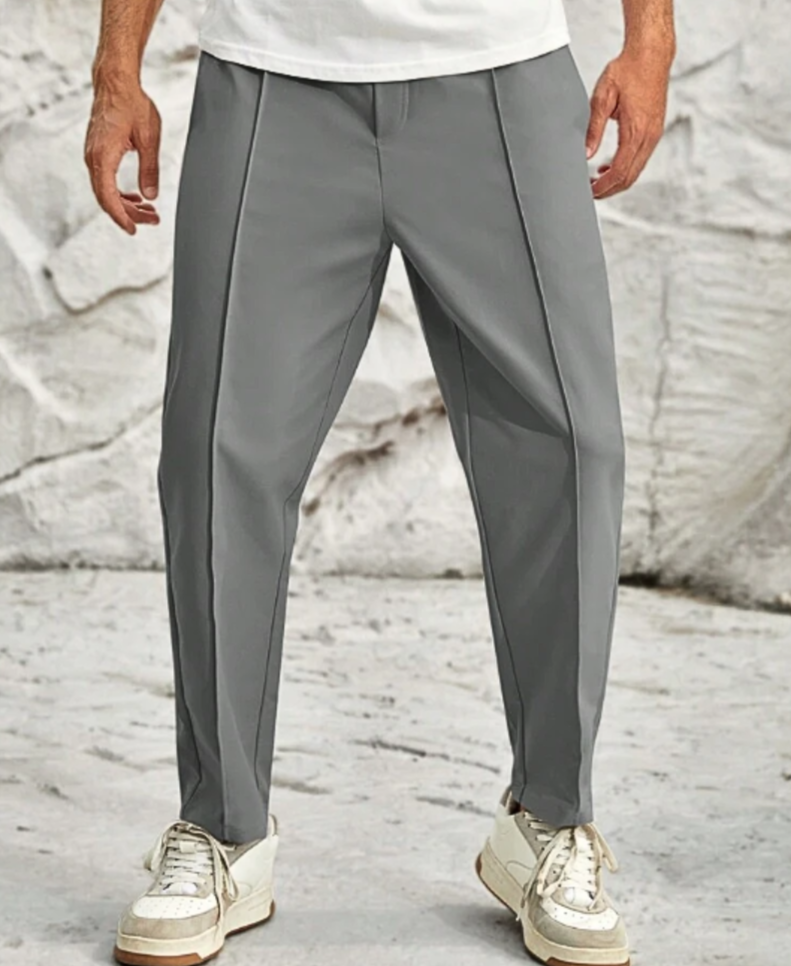 DRIL COSTURA FRONTAL GRIS