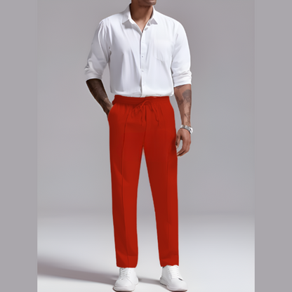 DRIL COSTURA FRONTAL ROJO